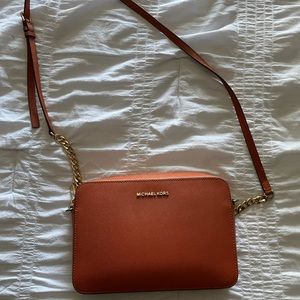 Orange Michael kors crossbody